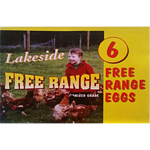 Lakeside Eggs Free Range 6 Pack