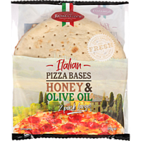 Romano's Italian Pizza Bases Honey & Olive Oil 2 Pack Large 640g