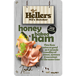 Hellers Ham Shaved Honey Baked 100g