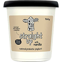 The Collective Straight Up Yoghurt Tub Vanilla 900g