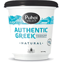 Puhoi Authenic Greek Yoghurt Natural 400g