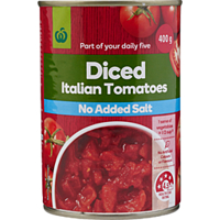 Countdown Diced Tomatoes No Added Salt 400g