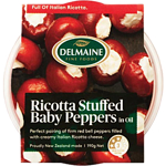 Delmaine Baby Peppers with Ricotta 190g