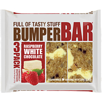 Cookie Time Bumper Bars Raspberry & White Choc 225g (75g x 3pk)