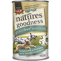 Natures Goodness Dog Food Tender Lamb, Rosemary & Steamed Vegetables 400g