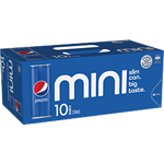Pepsi Carbonated Soft Drink Can 10x250ml