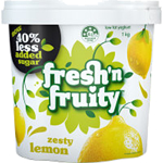 Freshn Fruity 40% Less Sugar Yoghurt Lemon 1kg