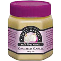 Just Foods Crushed Garlic 380g