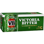 Victoria Bitter 10 X 375ml Cans (​Thirsty Camel Exclusive)
