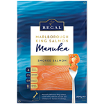 Regal Cold Smoked Manuka Salmon Sliced 200g