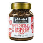 Beanies White Chocolate & Raspberry Flavour Instant Coffee 50g