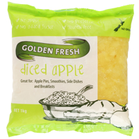 Golden Fresh Diced Apple Pouch 1kg