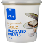 Value Garlic Marinated Mussels 700g
