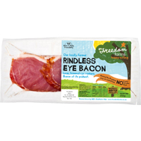 Freedom Farms Rindless Eye Bacon 250g