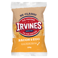 Irvines Pie Time Bacon & Egg 150g