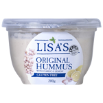 Lisas Lisa's Original Hummus With Garlic & Lemon 200g