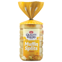 Quality Bakers Original Cheese Muffin Splits 6ea