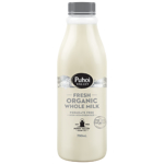 Puhoi Valley Fresh Organic Whole Milk 750ml