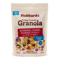Hubbards Gluten Free Raspberries Cashews & Buckwheat Crispy Crunchy Granola 350g