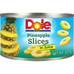 Dole Pineapple Slices In Its Own Juice 227g