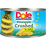 Dole Pineapple Crushed In Juice 227g