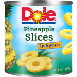 Dole Pineapple Slices In Syrup 439g