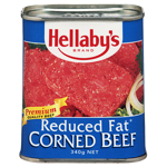 Hellabys Reduced Fat Corned Beef 340g