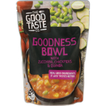 The Good Taste Co. Goodness Bowl With Zucchini Chickpeas & Quinoa 500g