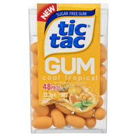Tic Tac Cool Tropical Sugar Free Gum 23.3g