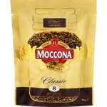 Moccona Classic Freeze Dried Dark Roast Coffee 8 90g