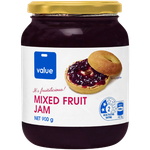 Value Mixed Fruit Jam 900g