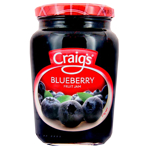 Craig's Blueberry Fruit Jam 375g