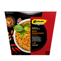 Suimin Origins Beef Massaman Premium Noodle Bowl 137g