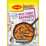 Maggi Mild Curry Sausages Recipe Base 29g