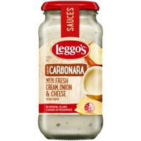 Leggo's Fresh Cream Onion & Cheese Cabonara Sauce 490g