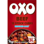 Oxo Salt Reduced Beef Stock Cubes 71g