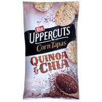 Eta Uppercuts Quinoa & Chia Corn Tapas 150g