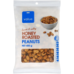 Value Honey Roasted Peanuts 400g