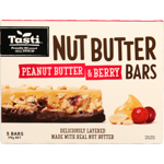 Tasti Peanut Butter & Berry Nut Butter Bars 175g