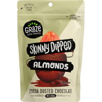 Graze Skinny Dipped Cocoa Dusted Chocolate Almonds 300g