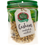 Mother Earth Roasted & Unsalted Cashews 400g
