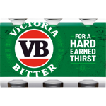 Victoria Bitter Beer Cans 6pk