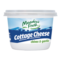 Meadow Fresh Chives & Garlic Cottage Cheese 250g