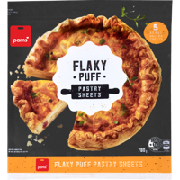Pams Flaky Puff Pastry 5 Sheets 780g