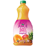 Just Juice Tropical 50% Less Sugar Fruit Drink 2.4l
