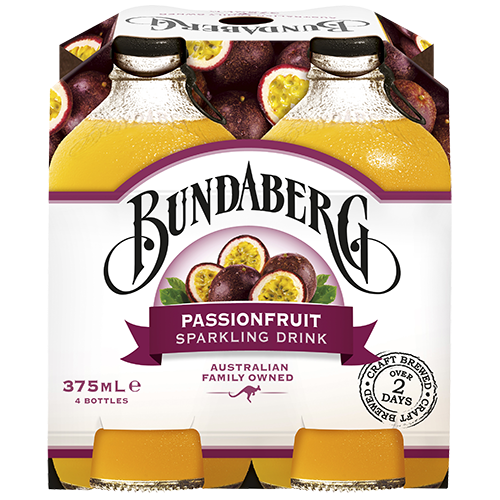 Bundaberg Passionfruit Sparkling Drink 4pk Prices FoodMe