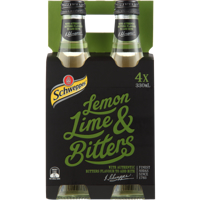 Schweppes Lemon Lime & Bitters 4pk