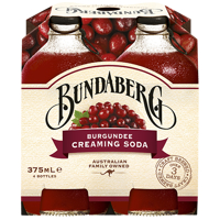 Bundaberg Burgundee Creaming Soda 4pk