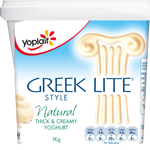 Yoplait Greek Style Lite Natural Yoghurt 1kg