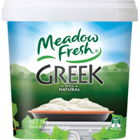 Meadow Fresh Greek Style Natural Yoghurt 1kg